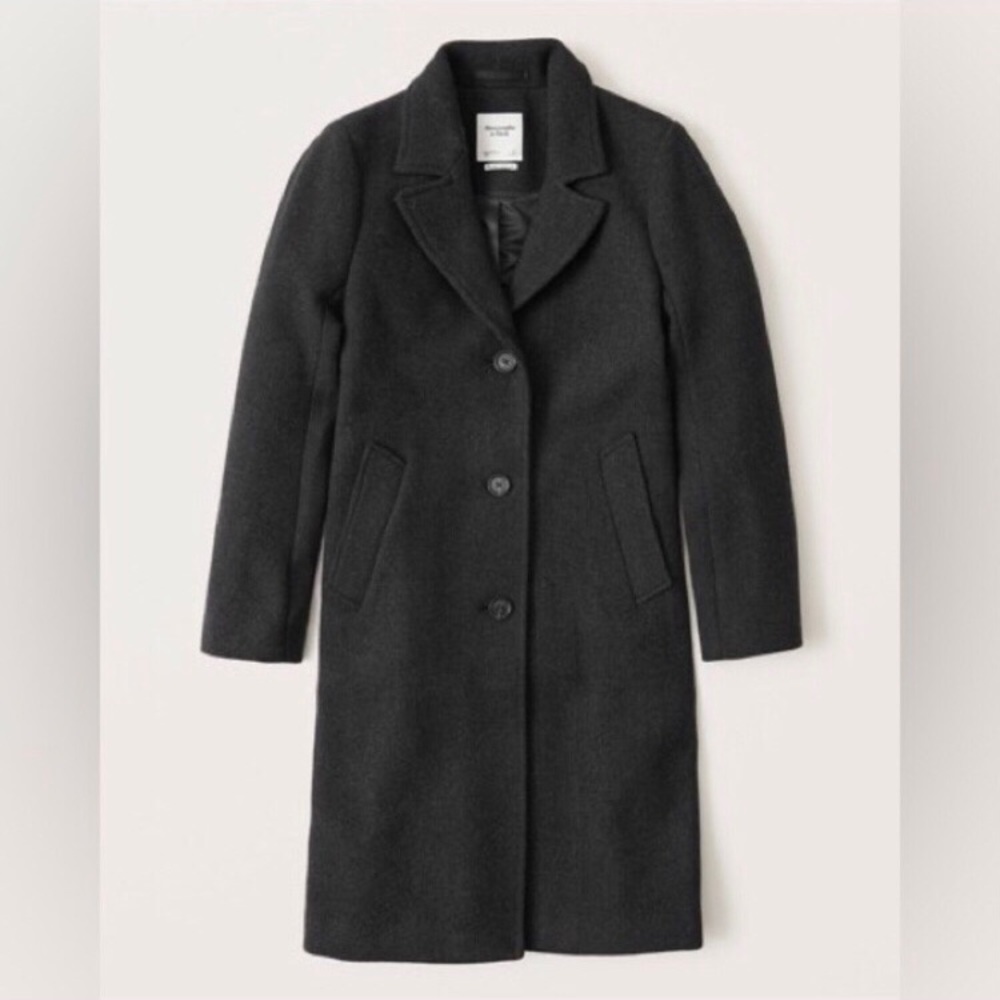 Abercrombie and Fitch wool blend dad coat